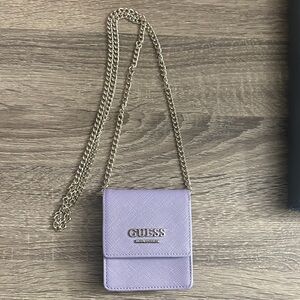 NWOT Guess Lavender Mini Crossbody Bag